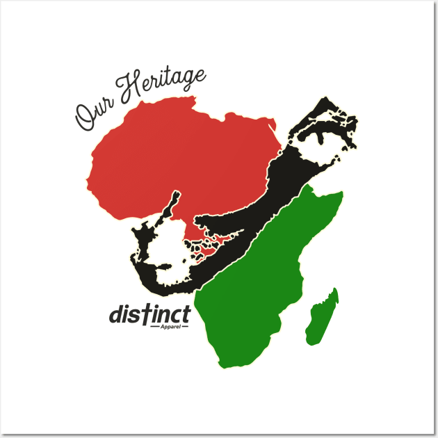 MY BERMUDA ROOTS (AFRICA) Wall Art by DistinctApparel